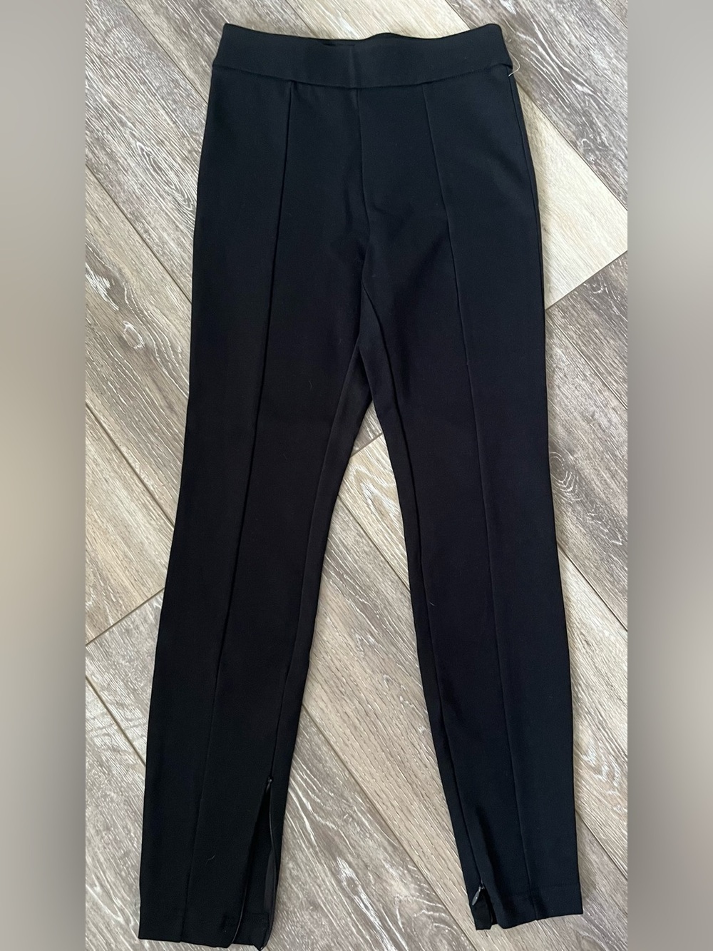 NWOT a. new day Black Slim tailored front crease, zip skinny Ankle Pants size S